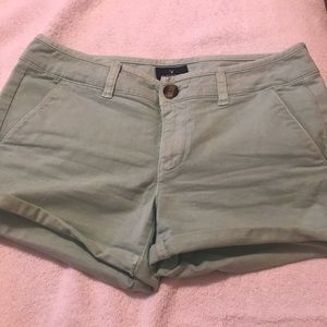 Mint green American Eagle shorts